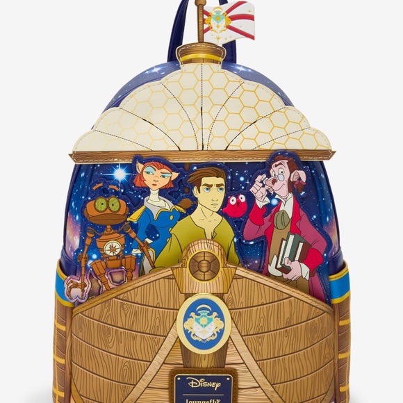 Loungefly Handbags - NWT Loungefly Disney Treasure Planet RLS Legacy
Mini Backpack.